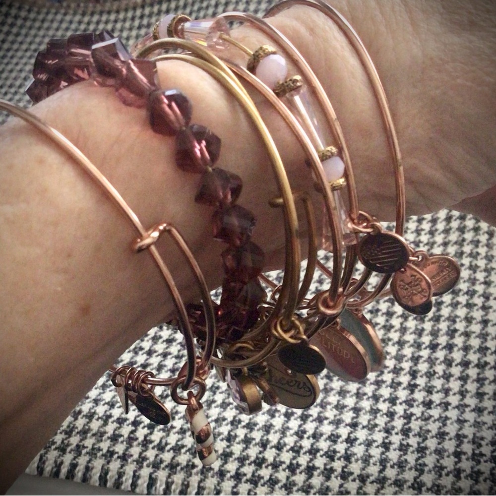 Alex and Ani Rose Gold Self Love Charm Bracelet Collection!